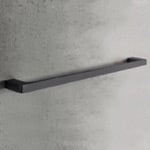 Gedy PI21-60-14 Towel Bar, 24 Inch, Matte Black